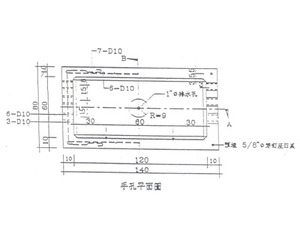 <電信大手孔 平面圖>