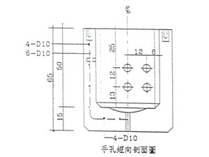<MINI手孔 短向剖面圖>